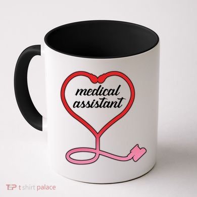 Medical Assistant Stethoscope Heart Coffee Mug