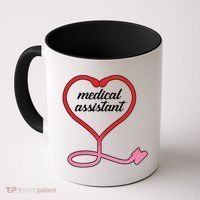 Medical Assistant Stethoscope Heart Coffee Mug thumb 0