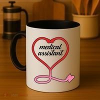 Medical Assistant Stethoscope Heart Coffee Mug thumb 4