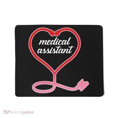 Medical Assistant Stethoscope Heart Mousepad