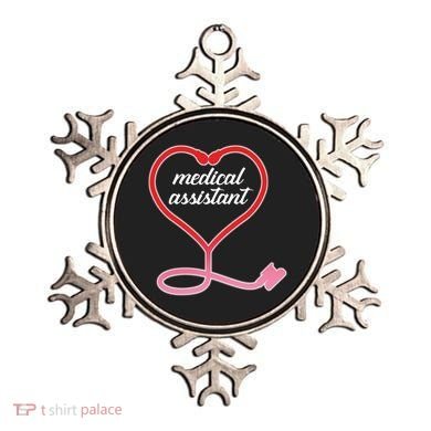 Medical Assistant Stethoscope Heart Ornament