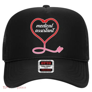 Medical Assistant Stethoscope Heart Hat
