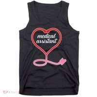 Medical Assistant Stethoscope Heart Tank Top thumb 0
