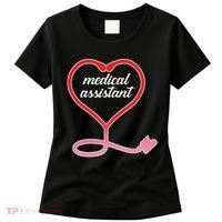 Medical Assistant Stethoscope Heart Women's T-Shirt thumb 0