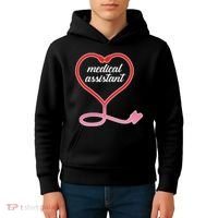 Medical Assistant Stethoscope Heart Kids Hoodie thumb 4
