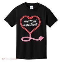Medical Assistant Stethoscope Heart Kids T-Shirt thumb 0