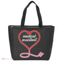 Medical Assistant Stethoscope Heart Tote Bag thumb 0