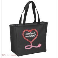 Medical Assistant Stethoscope Heart Tote Bag thumb 2