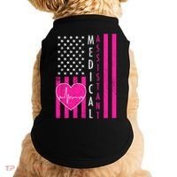 Medical Assistant USA Flag Doggie Tank thumb 0