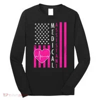Medical Assistant USA Flag Long Sleeve Shirt thumb 0