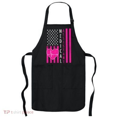Medical Assistant USA Flag Apron