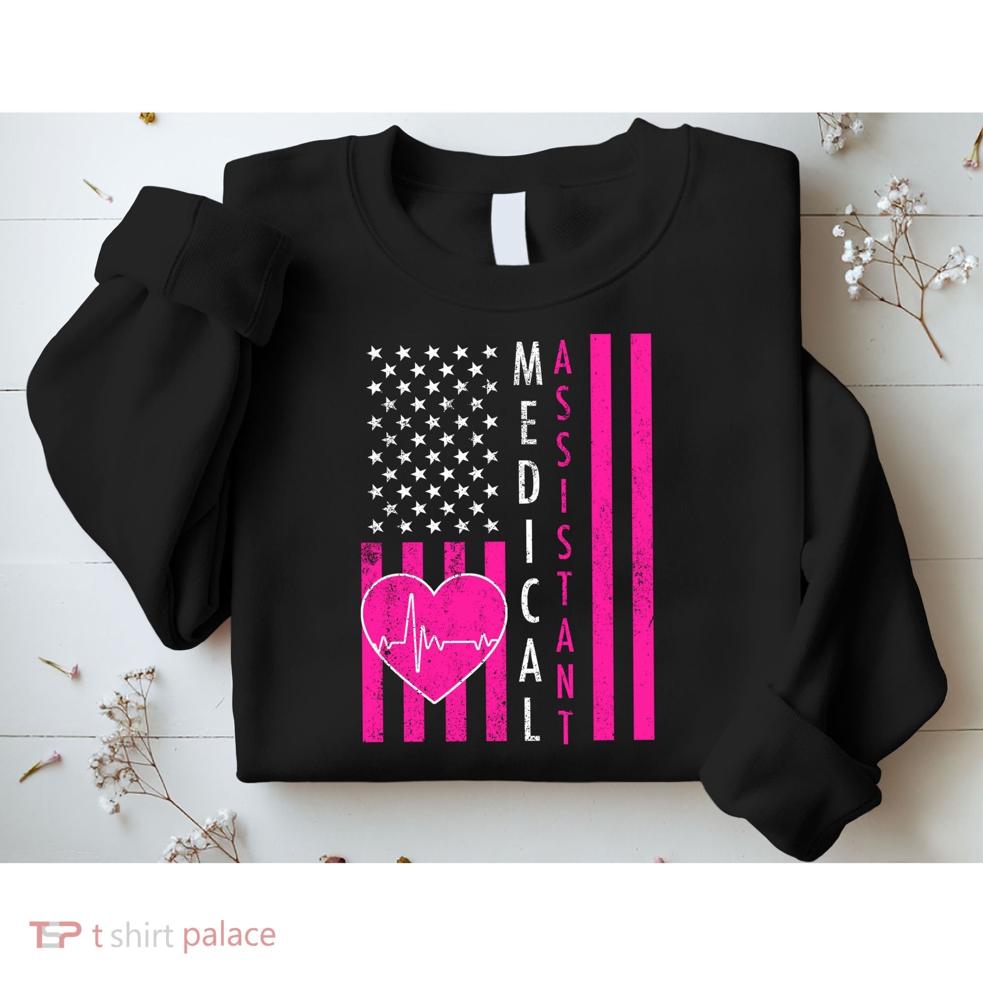 Medical Assistant USA Flag Sweatshirt