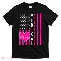 Medical Assistant USA Flag T-Shirt thumb 0