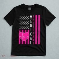 Medical Assistant USA Flag T-Shirt thumb 5