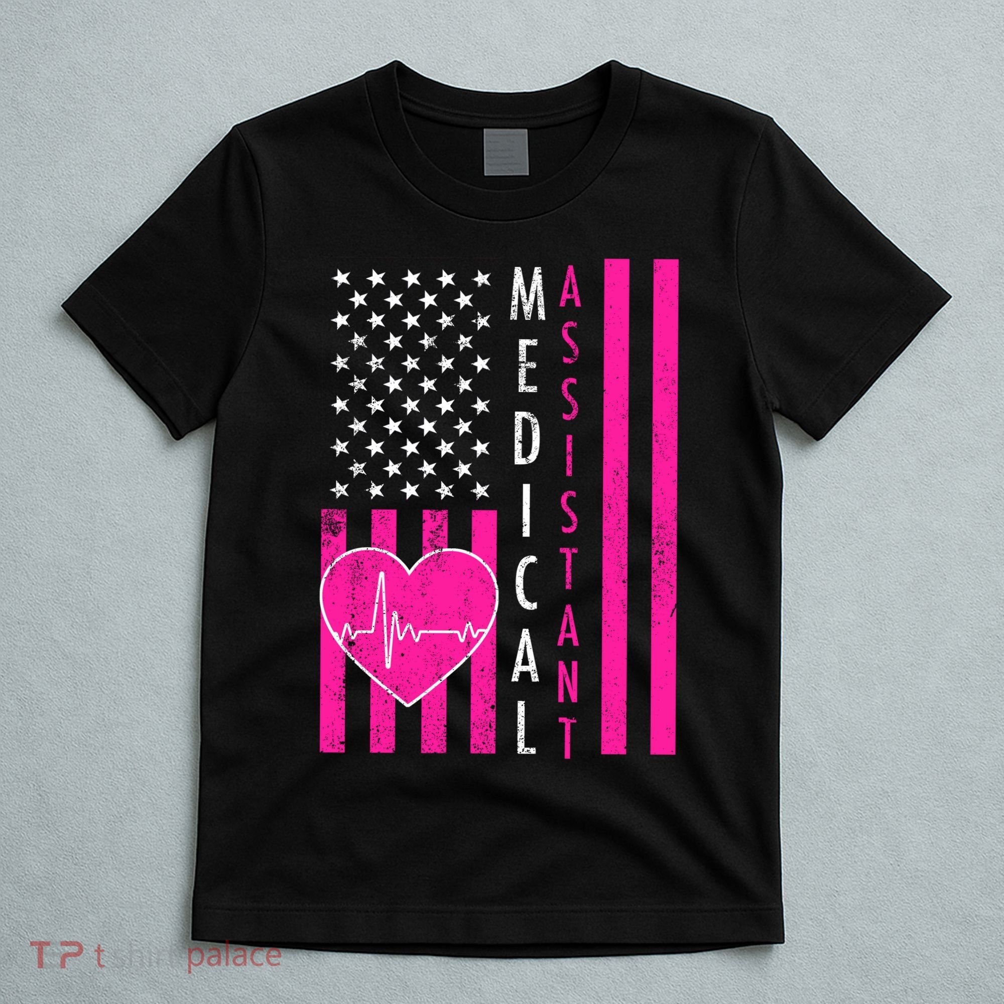 Medical Assistant USA Flag T-Shirt