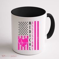 Medical Assistant USA Flag Coffee Mug thumb 1
