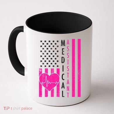 Medical Assistant USA Flag Coffee Mug