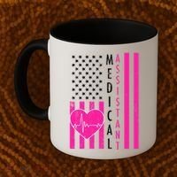 Medical Assistant USA Flag Coffee Mug thumb 2