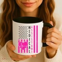 Medical Assistant USA Flag Coffee Mug thumb 3