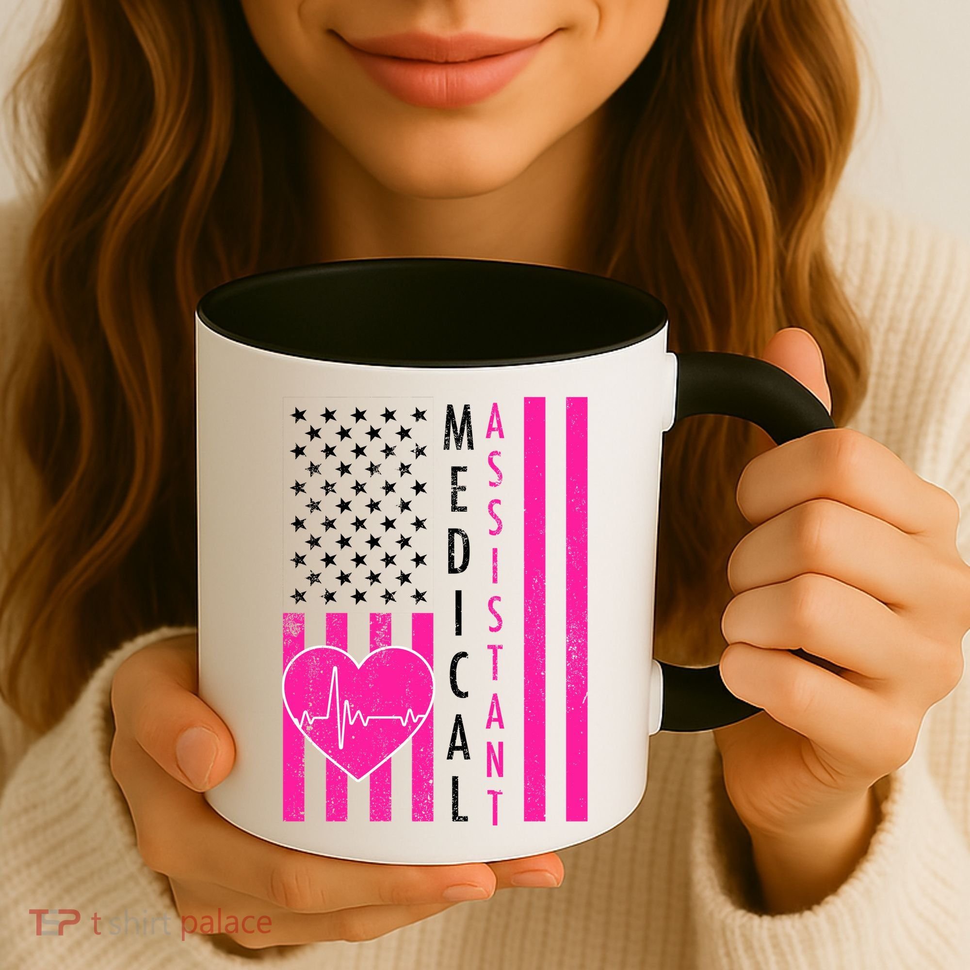 Medical Assistant USA Flag Coffee Mug