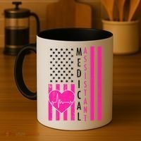 Medical Assistant USA Flag Coffee Mug thumb 4