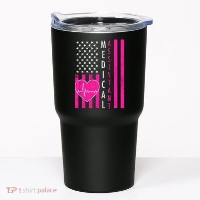 Medical Assistant USA Flag Tumbler
