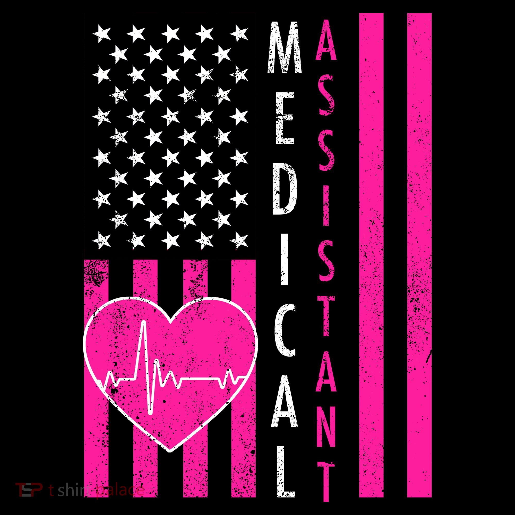 Medical Assistant USA Flag Mousepad