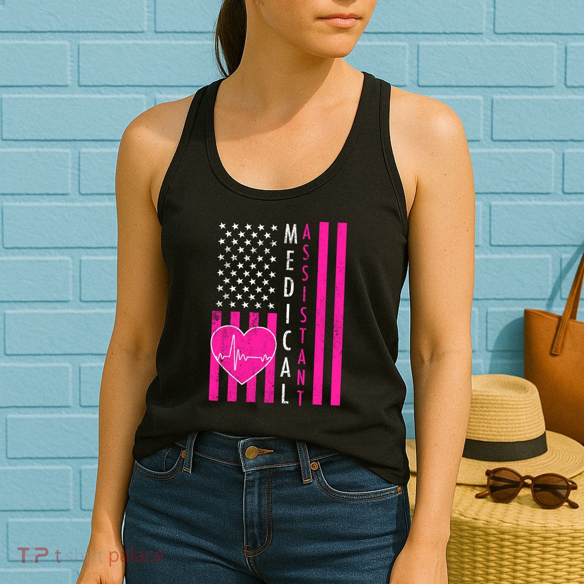 Medical Assistant USA Flag Women's Tank Top