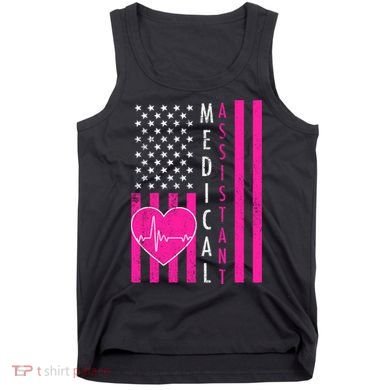 Medical Assistant USA Flag Tank Top