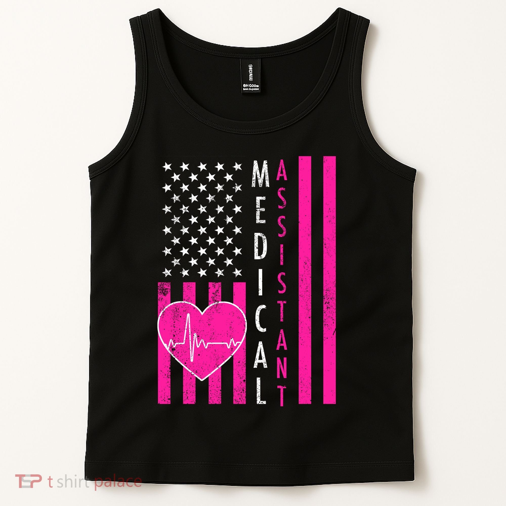 Medical Assistant USA Flag Tank Top