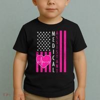 Medical Assistant USA Flag Toddler T-Shirt thumb 2
