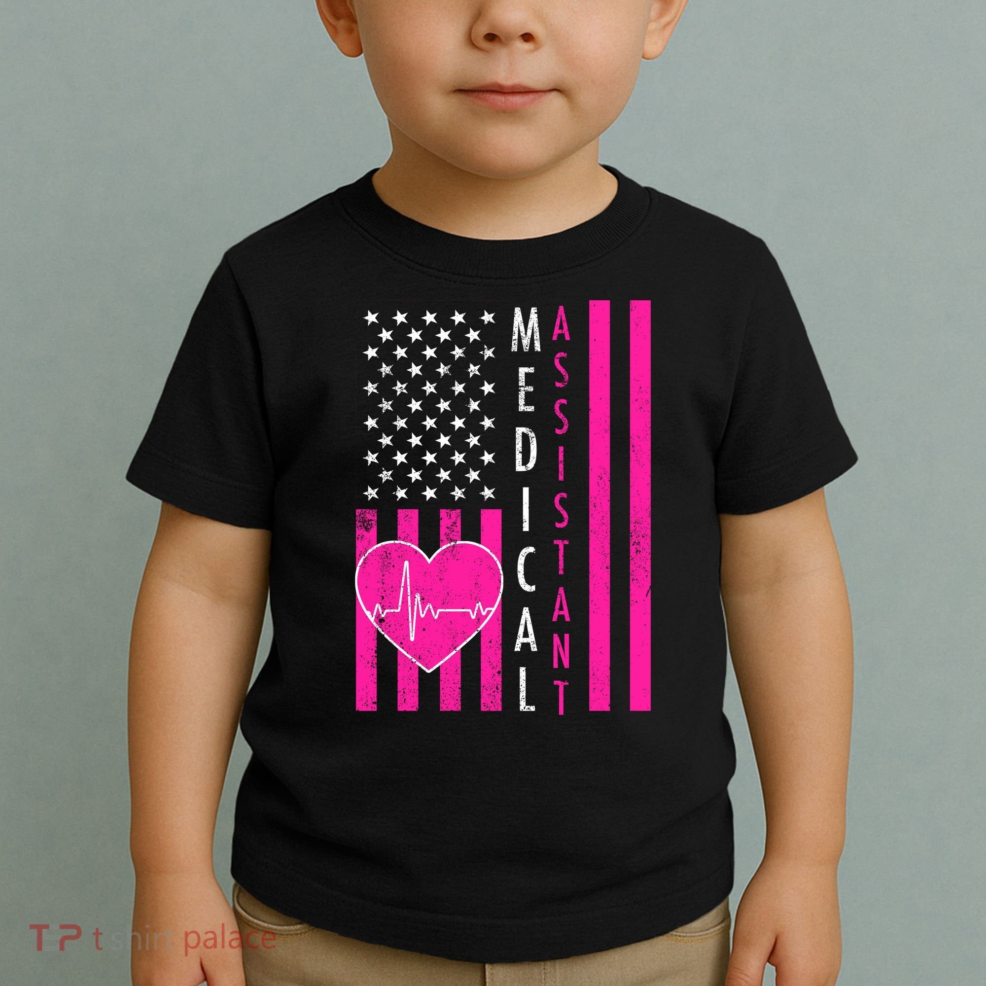 Medical Assistant USA Flag Toddler T-Shirt