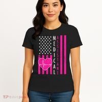 Medical Assistant USA Flag Women's T-Shirt thumb 4