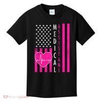 Medical Assistant USA Flag Kids T-Shirt thumb 0