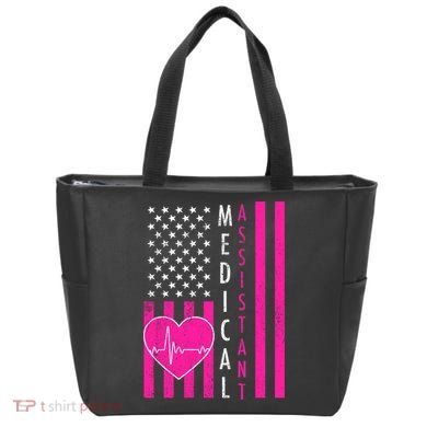 Medical Assistant USA Flag Tote Bag
