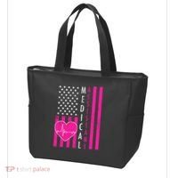 Medical Assistant USA Flag Tote Bag thumb 3