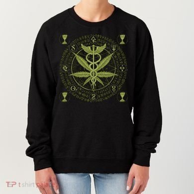 Medical Marijuana Alchemy Circle Women's Sweatshirt