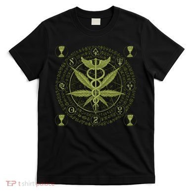 Medical Marijuana Alchemy Circle T-Shirt