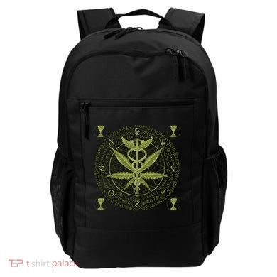 Medical Marijuana Alchemy Circle Backpack