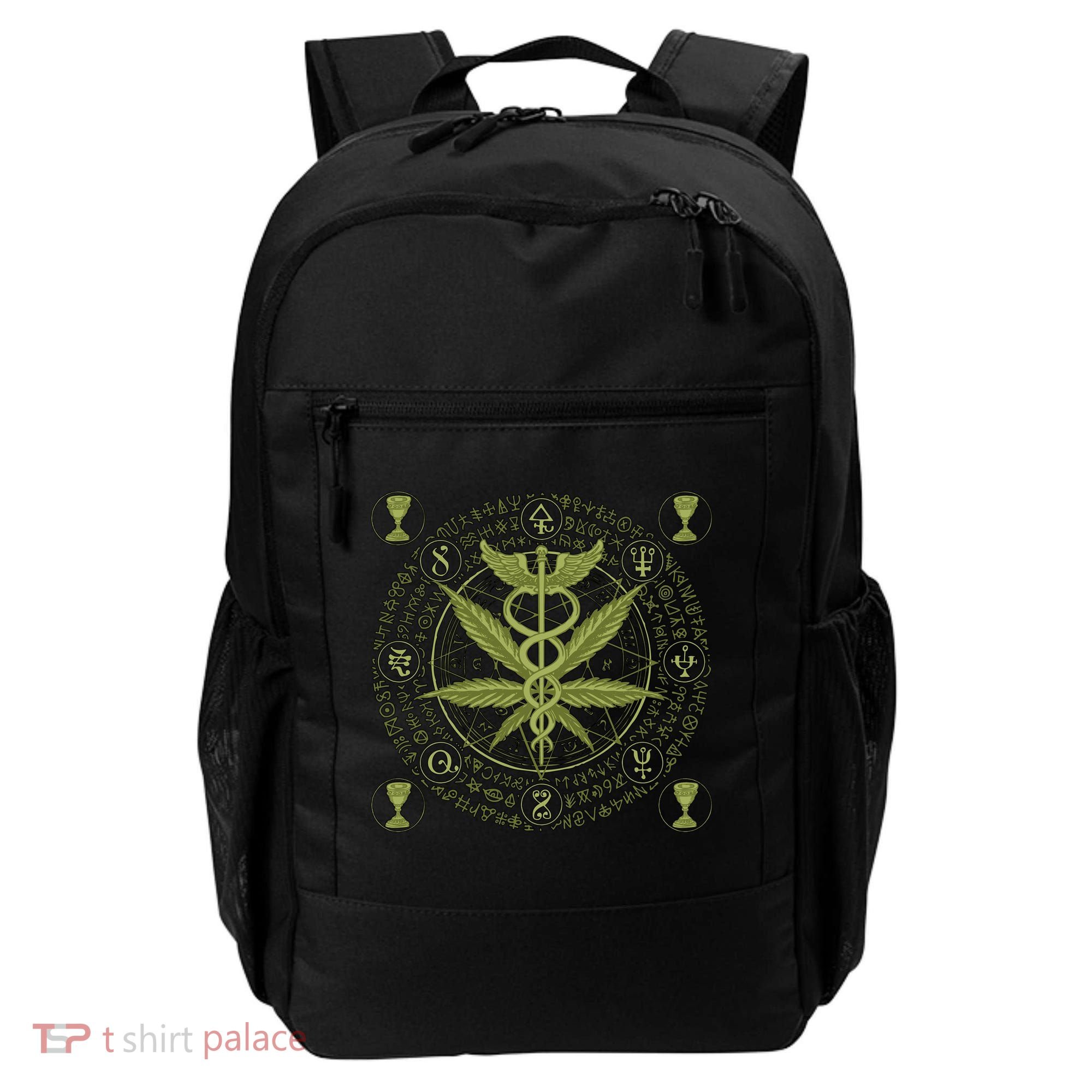 Medical Marijuana Alchemy Circle Backpack