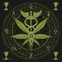 Medical Marijuana Alchemy Circle Backpack thumb 2