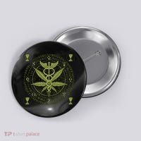 Medical Marijuana Alchemy Circle Button thumb 0