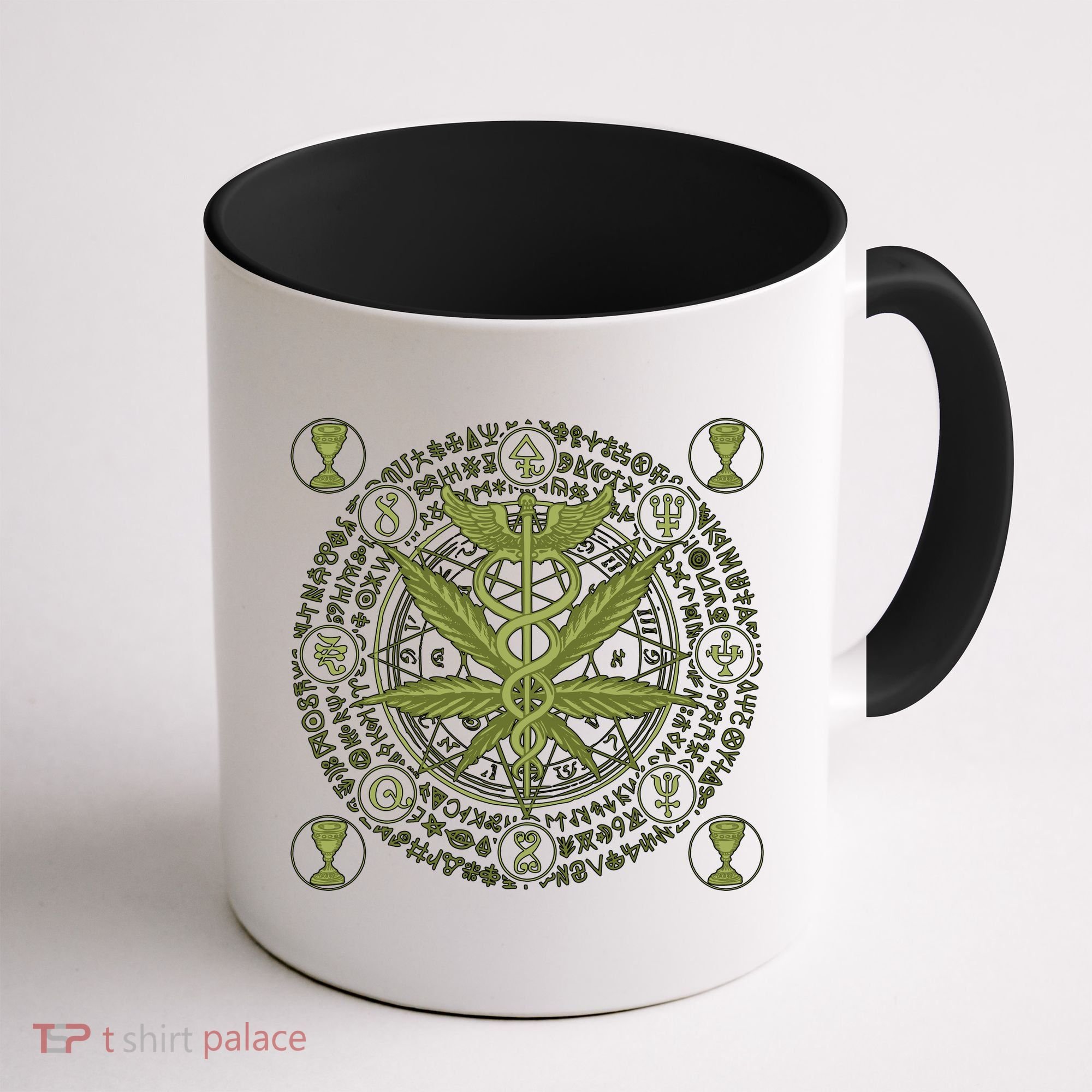 Medical Marijuana Alchemy Circle Coffee Mug