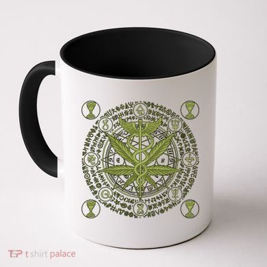 Medical Marijuana Alchemy Circle Coffee Mug