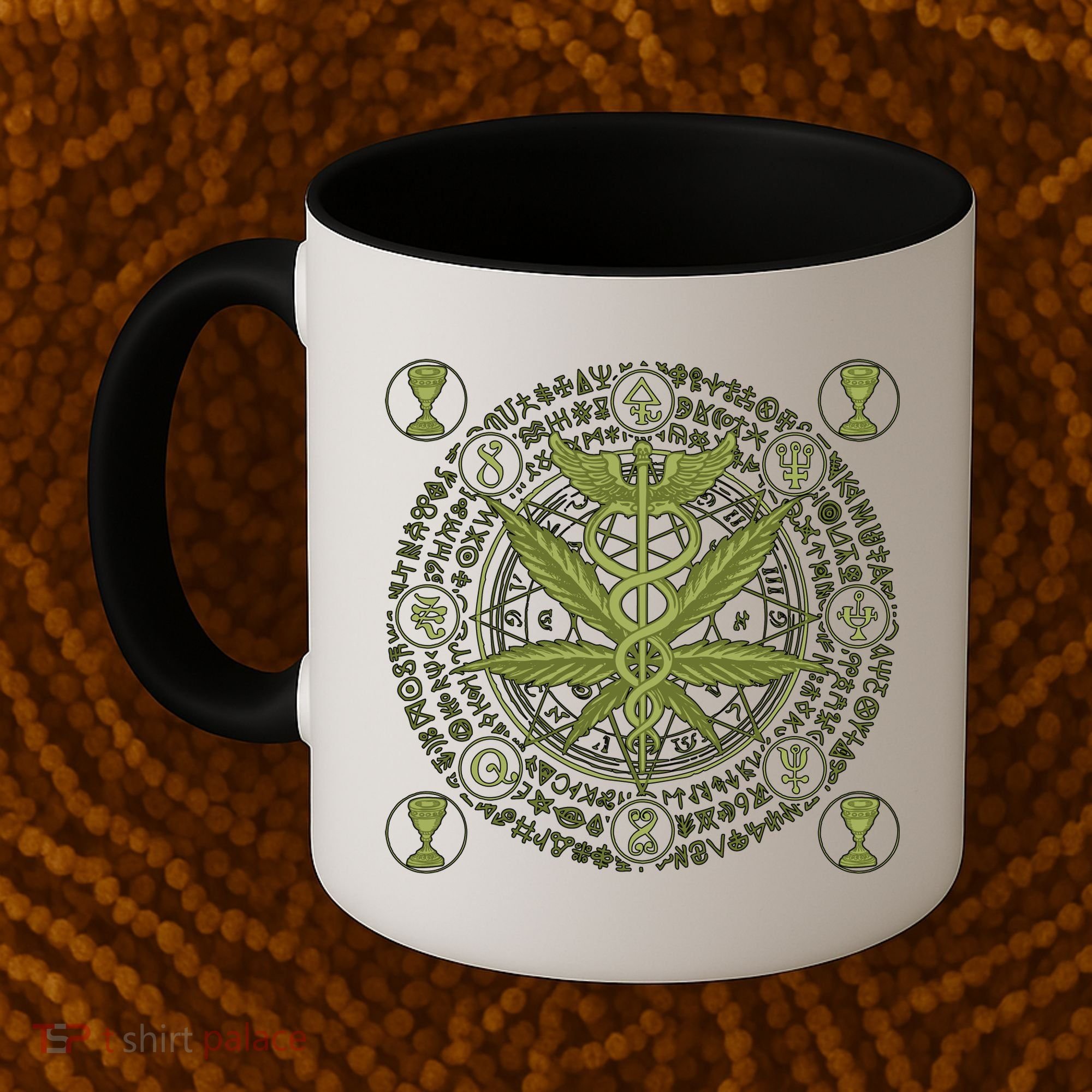Medical Marijuana Alchemy Circle Coffee Mug