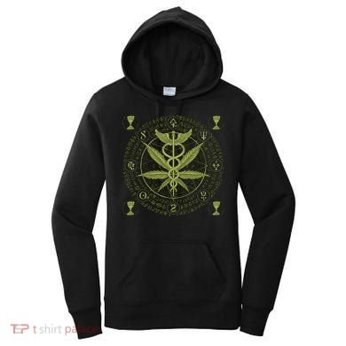 Medical Marijuana Alchemy Circle Women's Hoodie