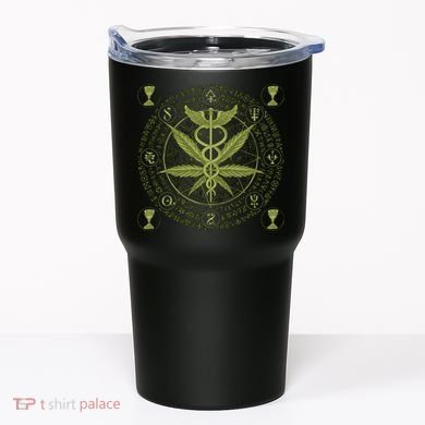 Medical Marijuana Alchemy Circle Tumbler