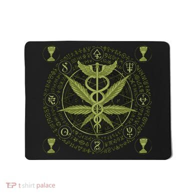 Medical Marijuana Alchemy Circle Mousepad