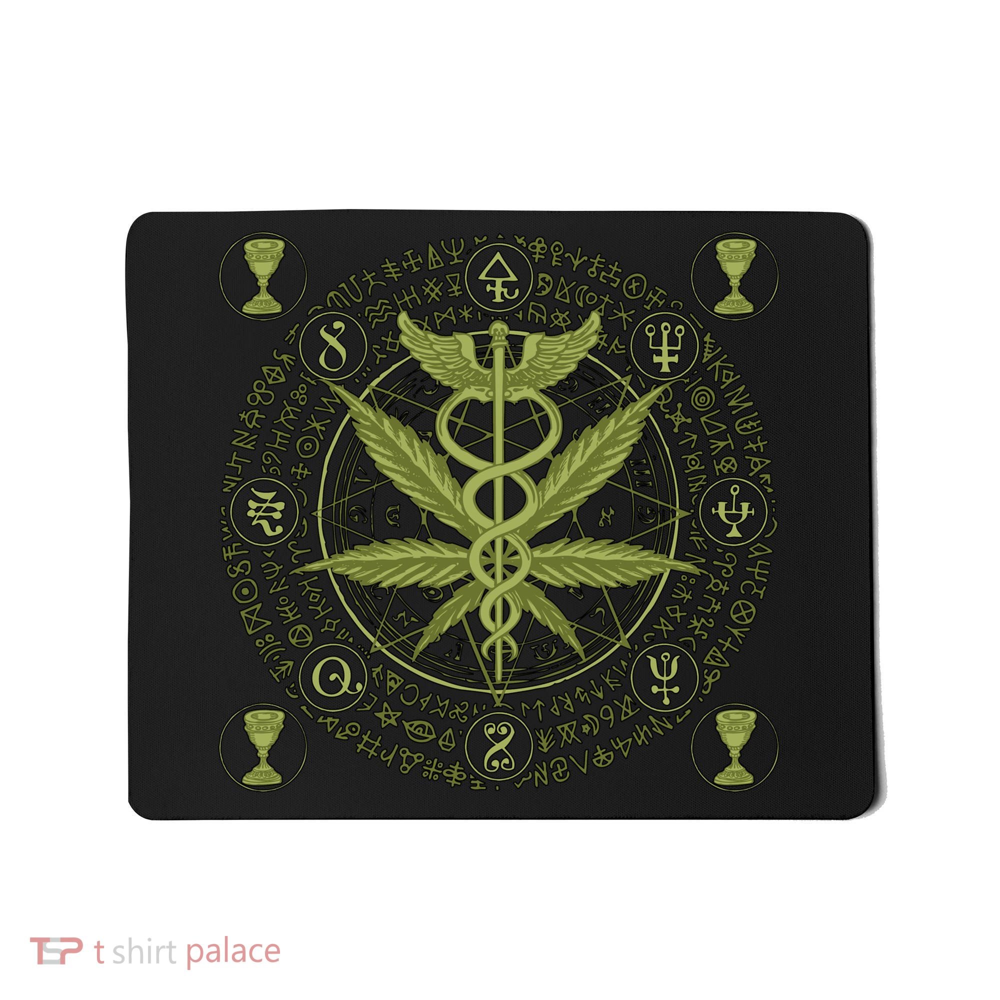 Medical Marijuana Alchemy Circle Mousepad