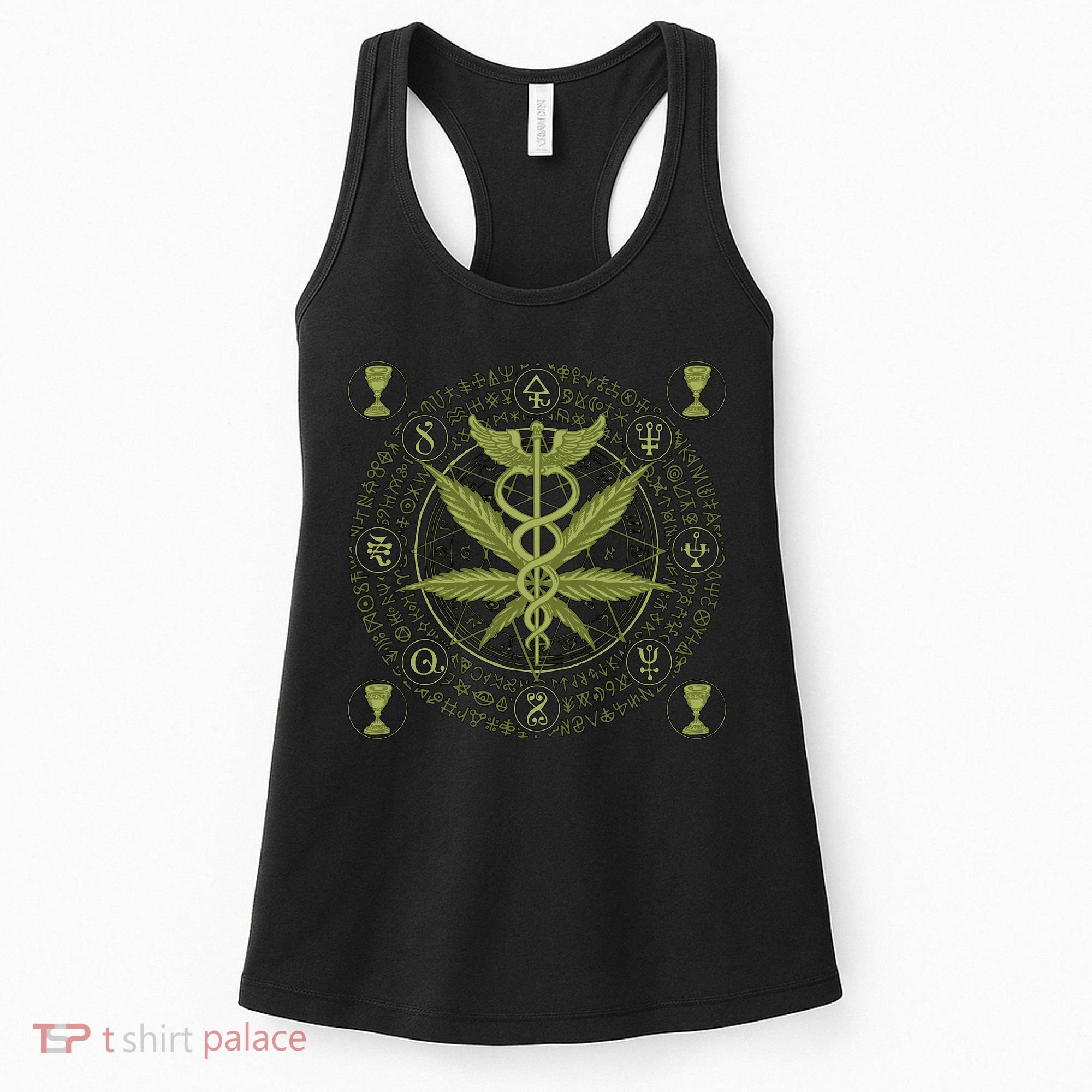 Medical Marijuana Alchemy Circle Women's Tank Top
